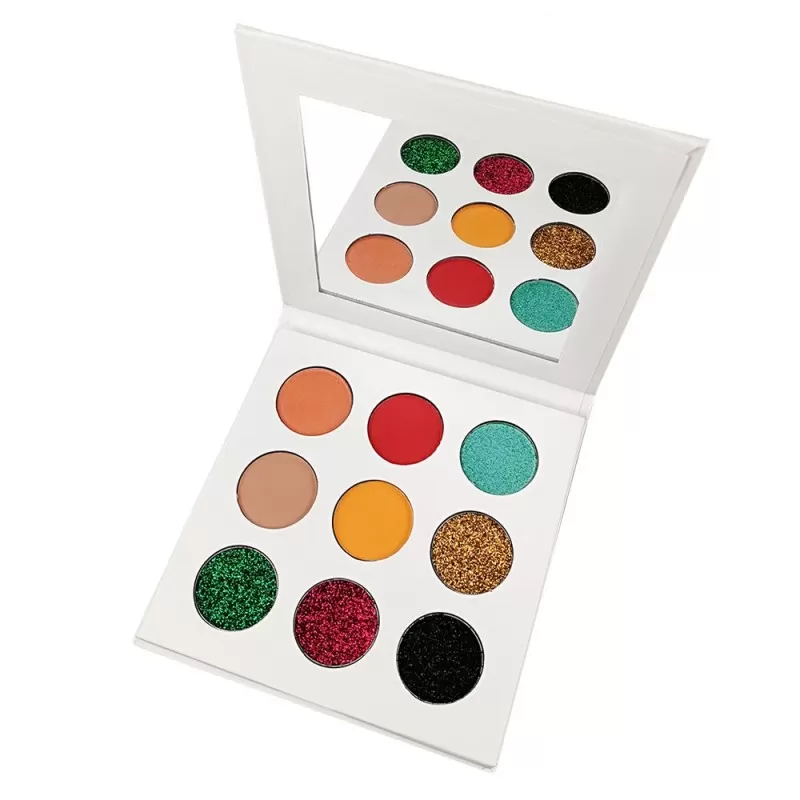 Wholesale DIY 500Shades Eyeshadow mirror Palette 9 Color Eye shadow High Pigment Vegan Eyeshadow