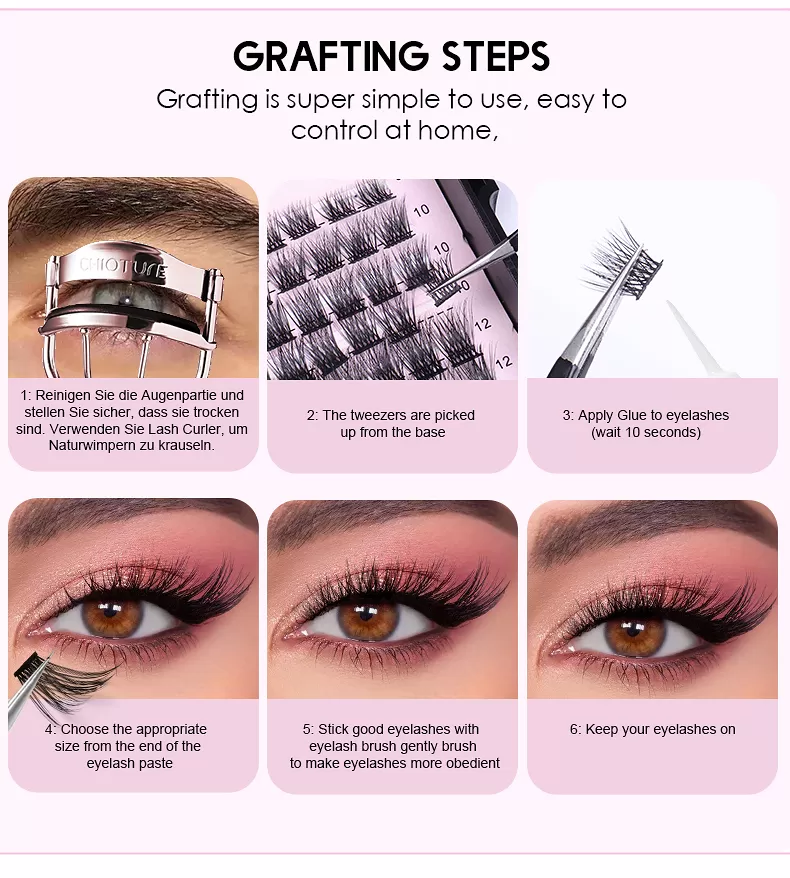 fluffy diy eyelash extension