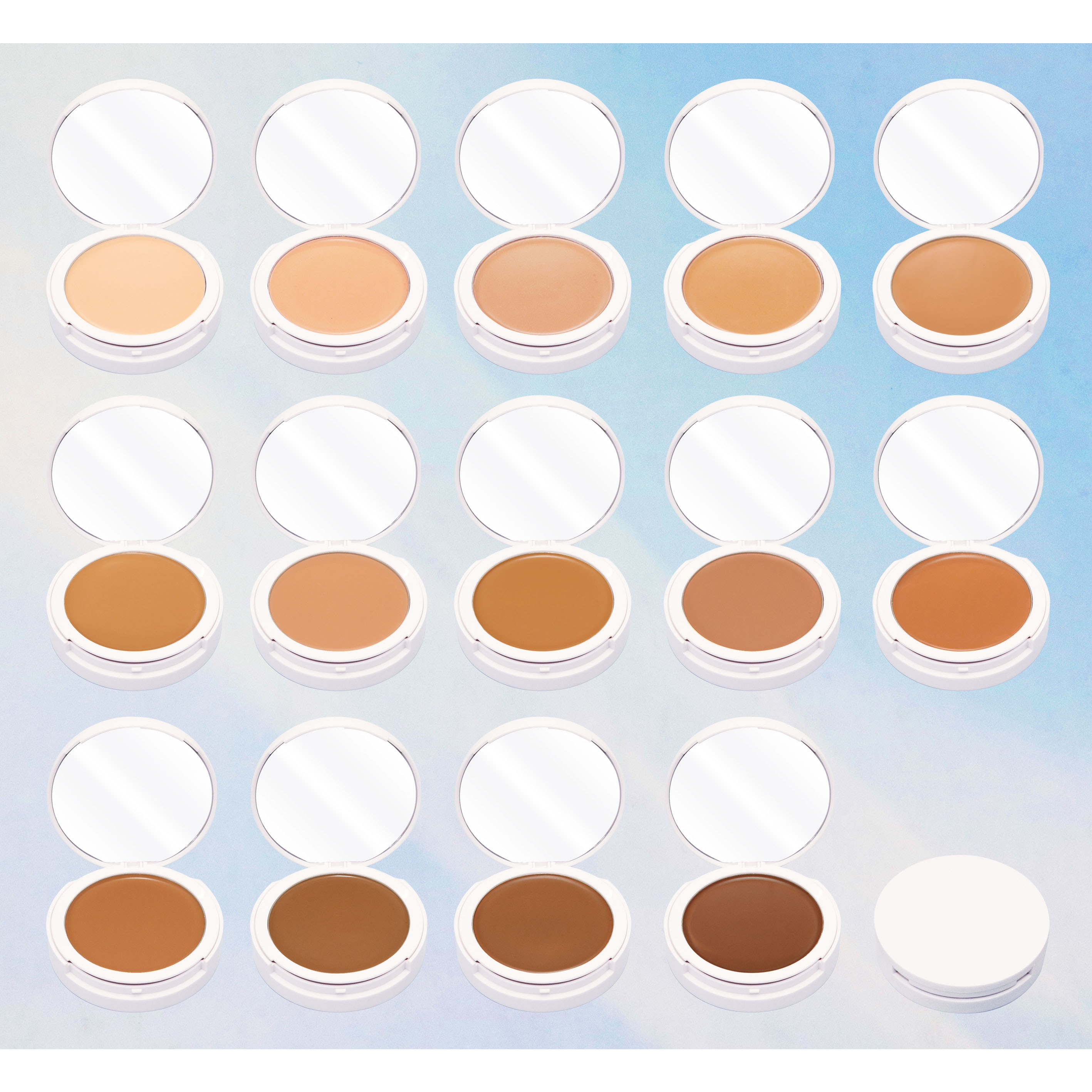 Luxury Quality Face Makeup Creamy Foundation for All Skins Vegan Makeup Foundation With Puff