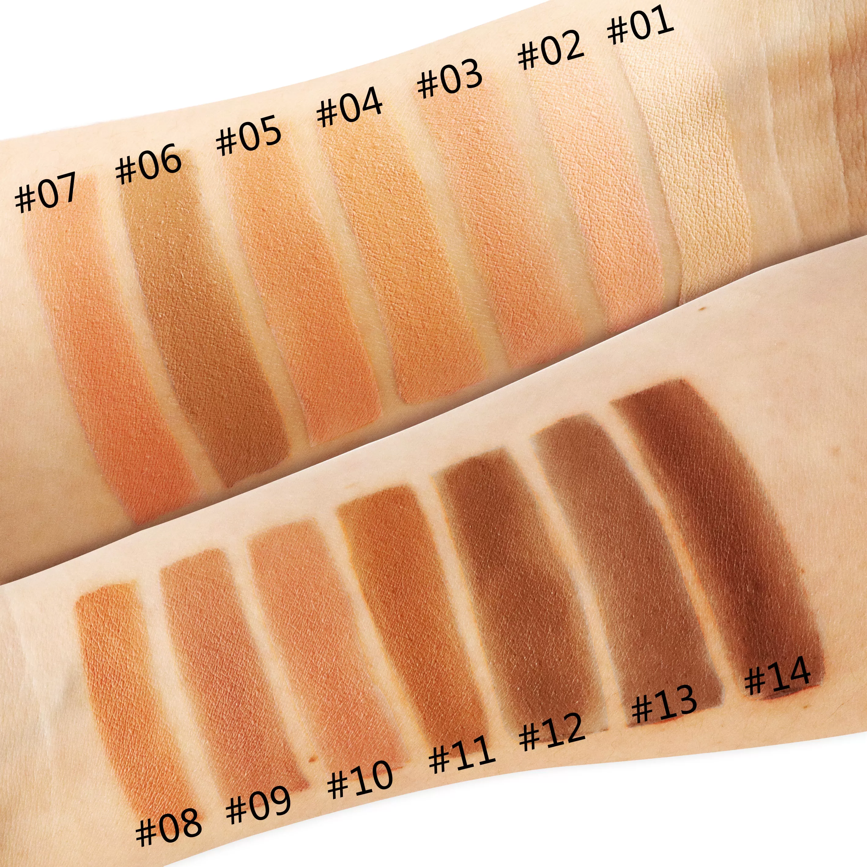 Luxury Quality Face Makeup Creamy Foundation for All Skins Vegan Makeup Foundation With Puff