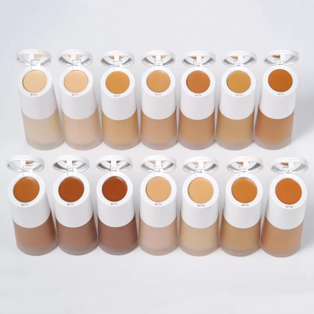Waterproof Full Coverage 14 Colors Liquid Foundation Cream Face Makeup Foundation Primer