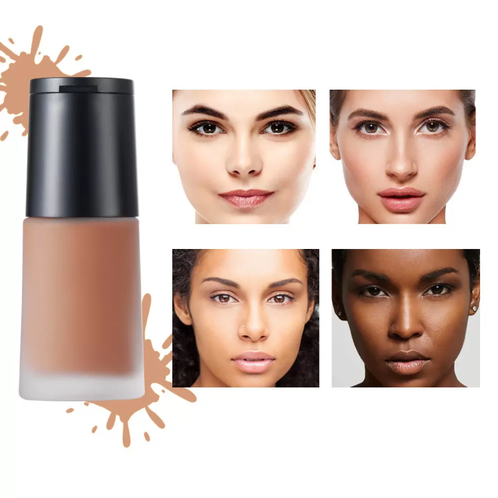 Waterproof Full Coverage 14 Colors Liquid Foundation Cream Face Makeup Foundation Primer