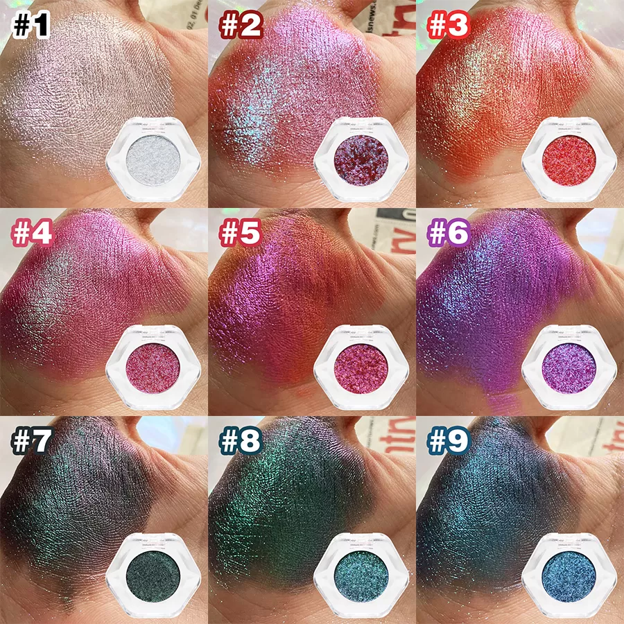 Most Popular Chameleon Eyeshadow Eye Makeup Color Changing Duochrome Eyeshadow Private Label