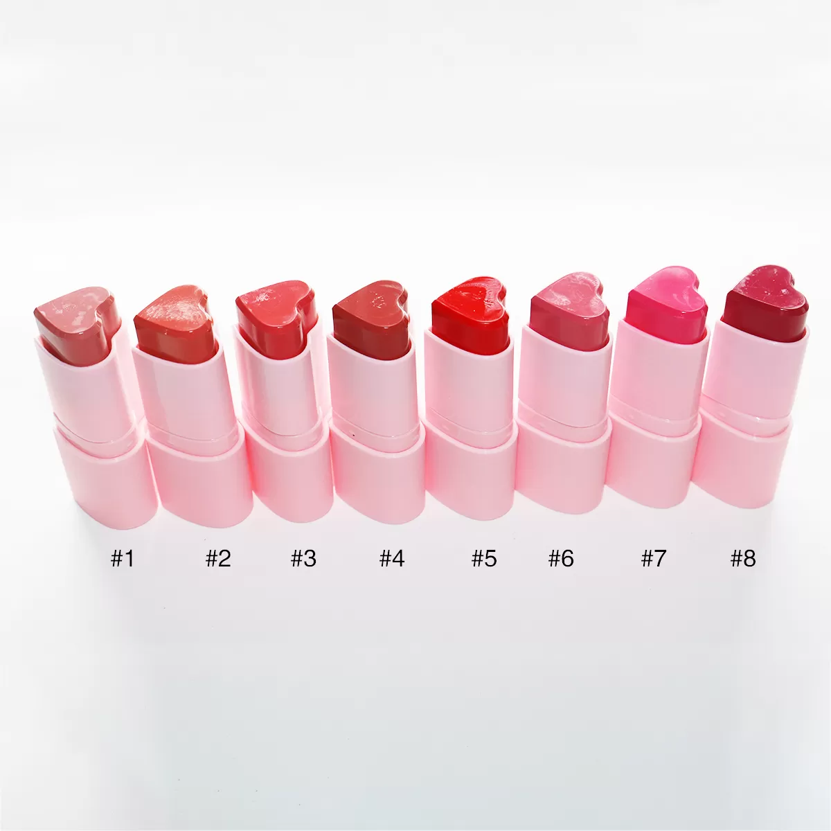 Hot Sales Cheek Makeup Blush Stick Private Label Moisturizing Heart Shape Blush Stick