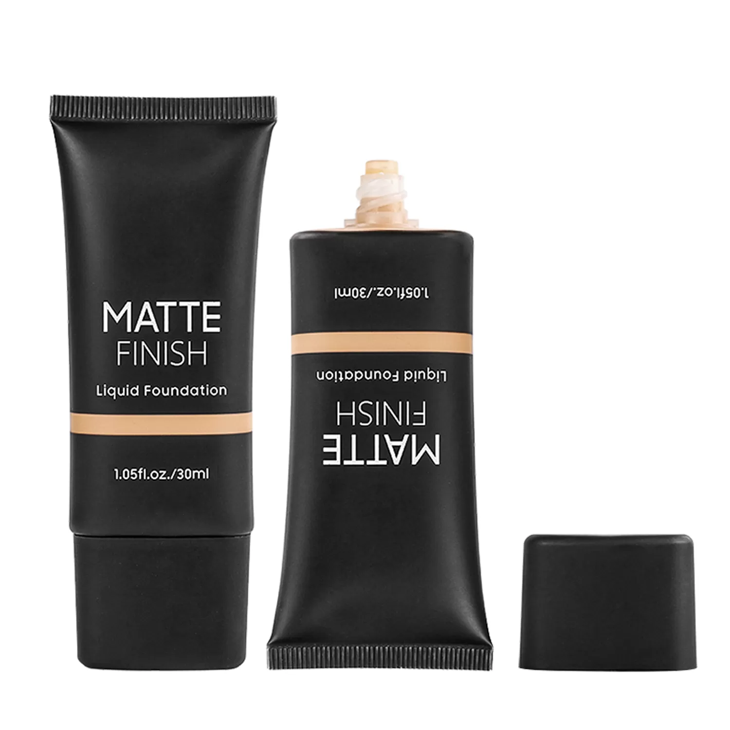 Matte Finish 10Colors Liquid Foundation Oil Free Waterproof 